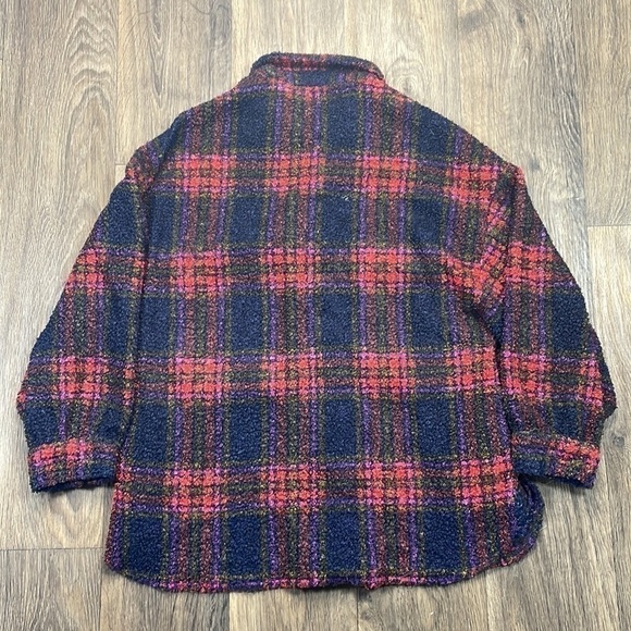 En Crème Flannel Button Down Jacket - Picture 4 of 4
